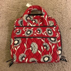 NWOT VERA BRADLEY Floral & Checkered Cosmetic Bag
